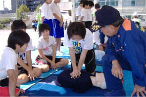 新田町会防災訓練